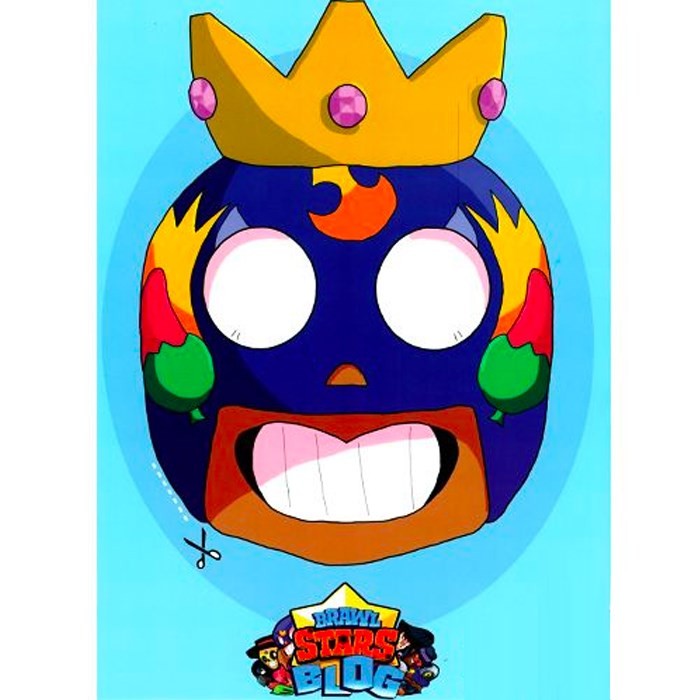 Brawl Stars Brawl Stars Boyama Kitabi Sticker Maskeli - brawl stars kostüm boyama