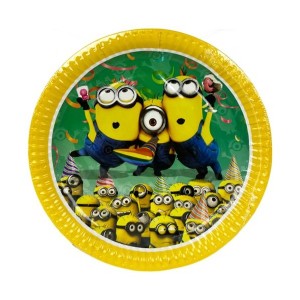 Minions Karton Tabak (8 Adet)